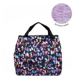 Lug Kerstin Lindquist Baby Yacht Carry-All Zip-Top Tote Watercolor Butterflies